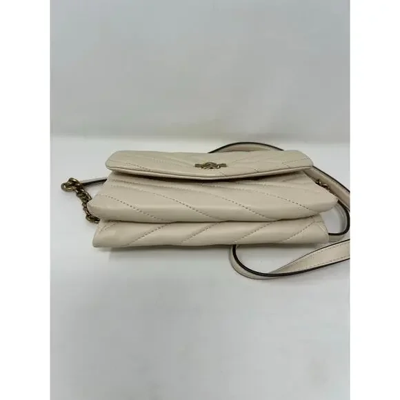 Tory Burch Kira Chain Wallet Cream - Picture 2 of 6